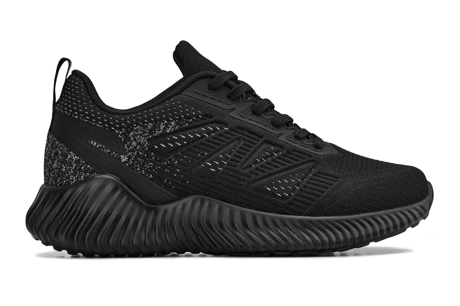 CALTO - Q220 - 2.6 Inches Taller (Noir/Cement) - Lightweight Sporty Sneakers Tallmenshoes.com
