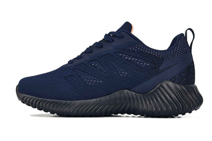 CALTO - Q222 - 2.6 Inches Taller (Navy/Coral) - Lightweight Sporty Sneakers Tallmenshoes.com
