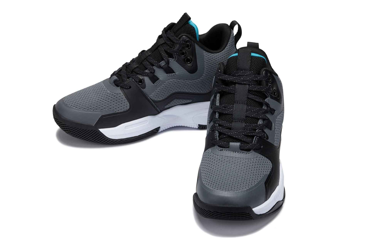 CALTO - Q392 - 3 Inches Taller (Gray/Orange) - Basketball High-Top Sneakers Tallmenshoes.com