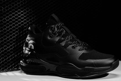 CALTO - Q393 - 3 Inches Taller (Black) - Basketball High-Top Sneakers Tallmenshoes.com
