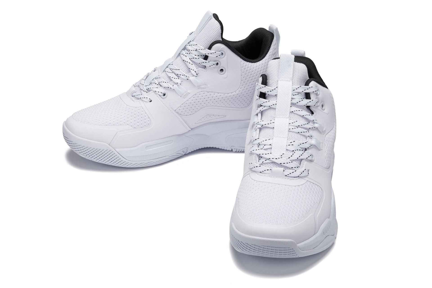 CALTO - Q394 - 3 Inches Taller (White/Black) - Basketball High-Top Sneakers