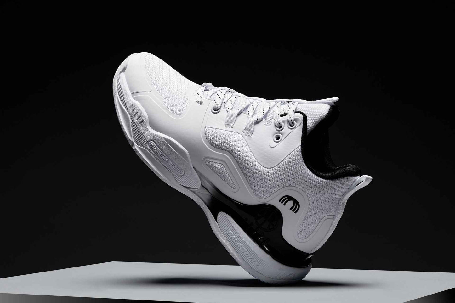 CALTO - Q394 - 3 Inches Taller (White/Black) - Basketball High-Top Sneakers