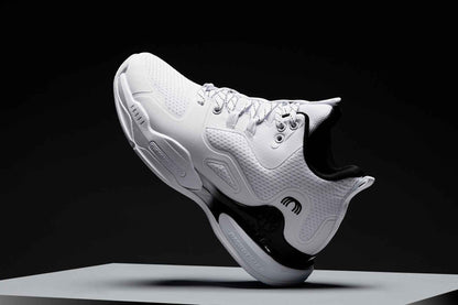 CALTO - Q394 - 3 Inches Taller (White/Black) - Basketball High-Top Sneakers