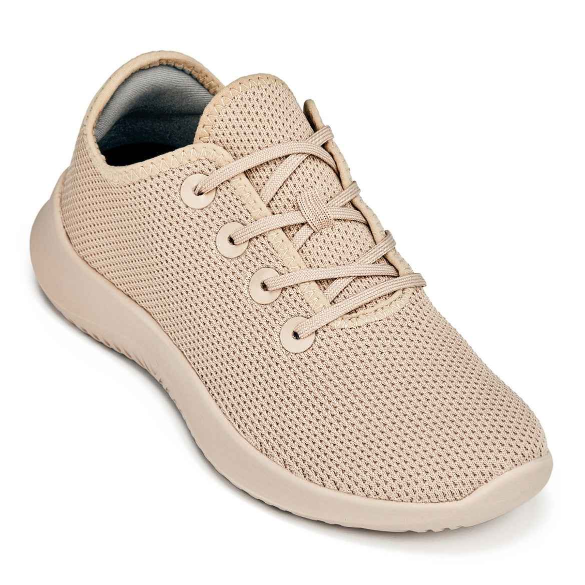 CALTO - Q403 - 2.4 Inches Taller (Salmon) - Ultra Lightweight Knitted Sneakers Tallmenshoes.com