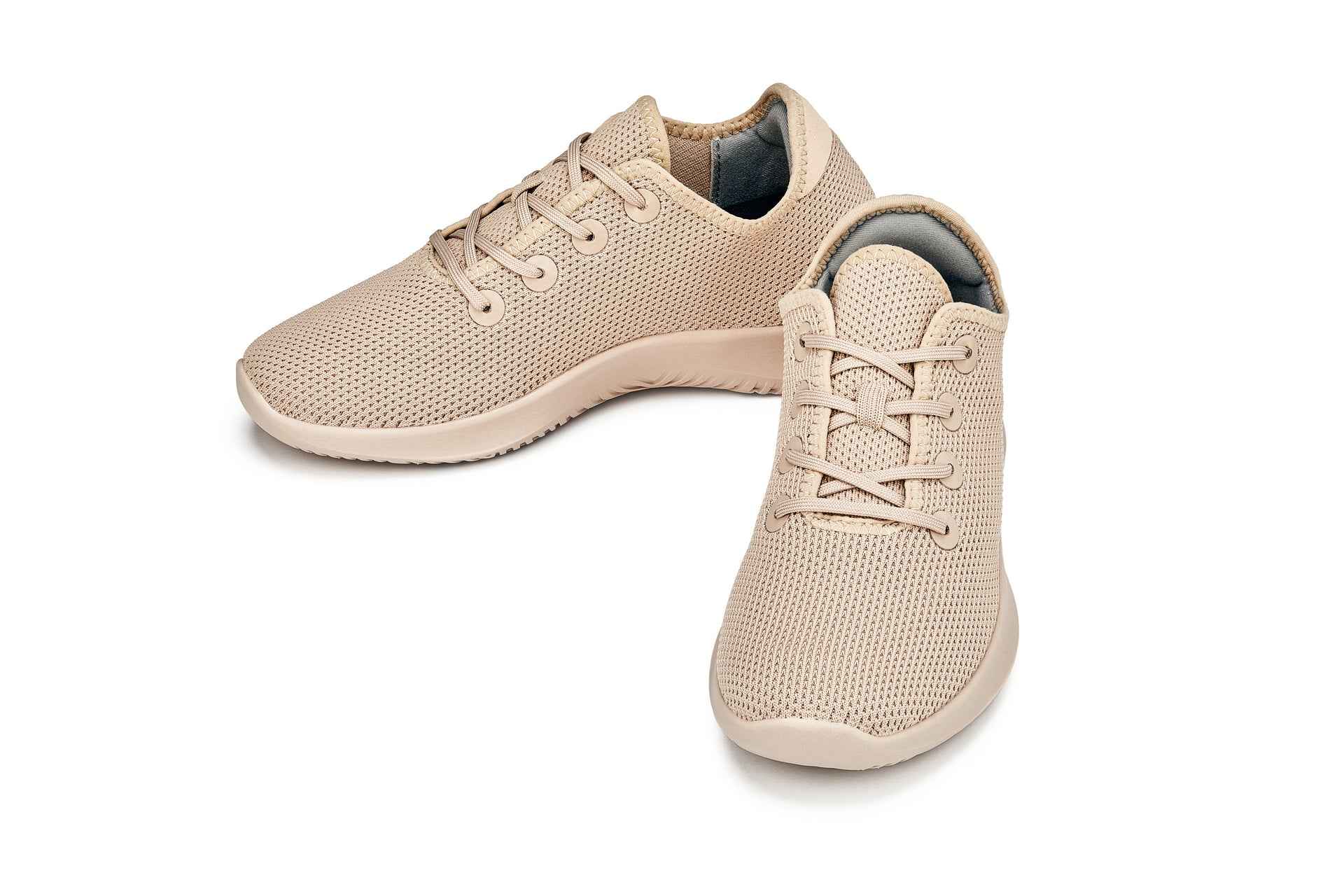 CALTO - Q403 - 2.4 Inches Taller (Salmon) - Ultra Lightweight Knitted Sneakers Tallmenshoes.com