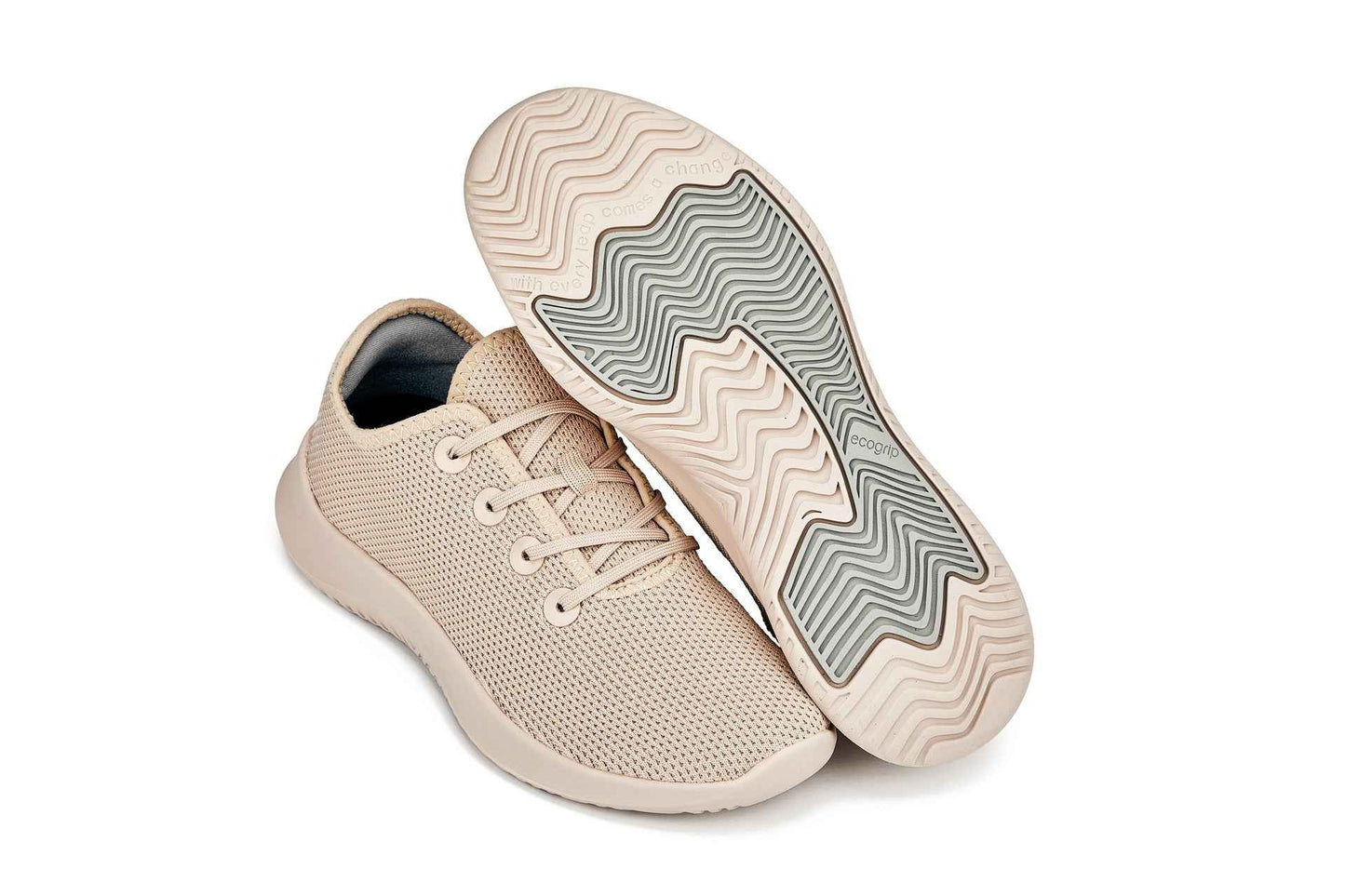 CALTO - Q403 - 2.4 Inches Taller (Salmon) - Ultra Lightweight Knitted Sneakers Tallmenshoes.com