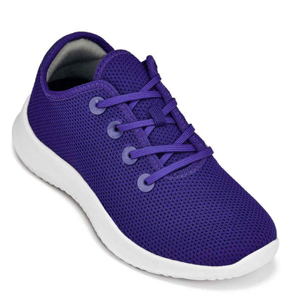 CALTO - Q404 - 2.4 Inches Taller (Cobalt) - Ultra Lightweight Knitted Sneakers Tallmenshoes.com