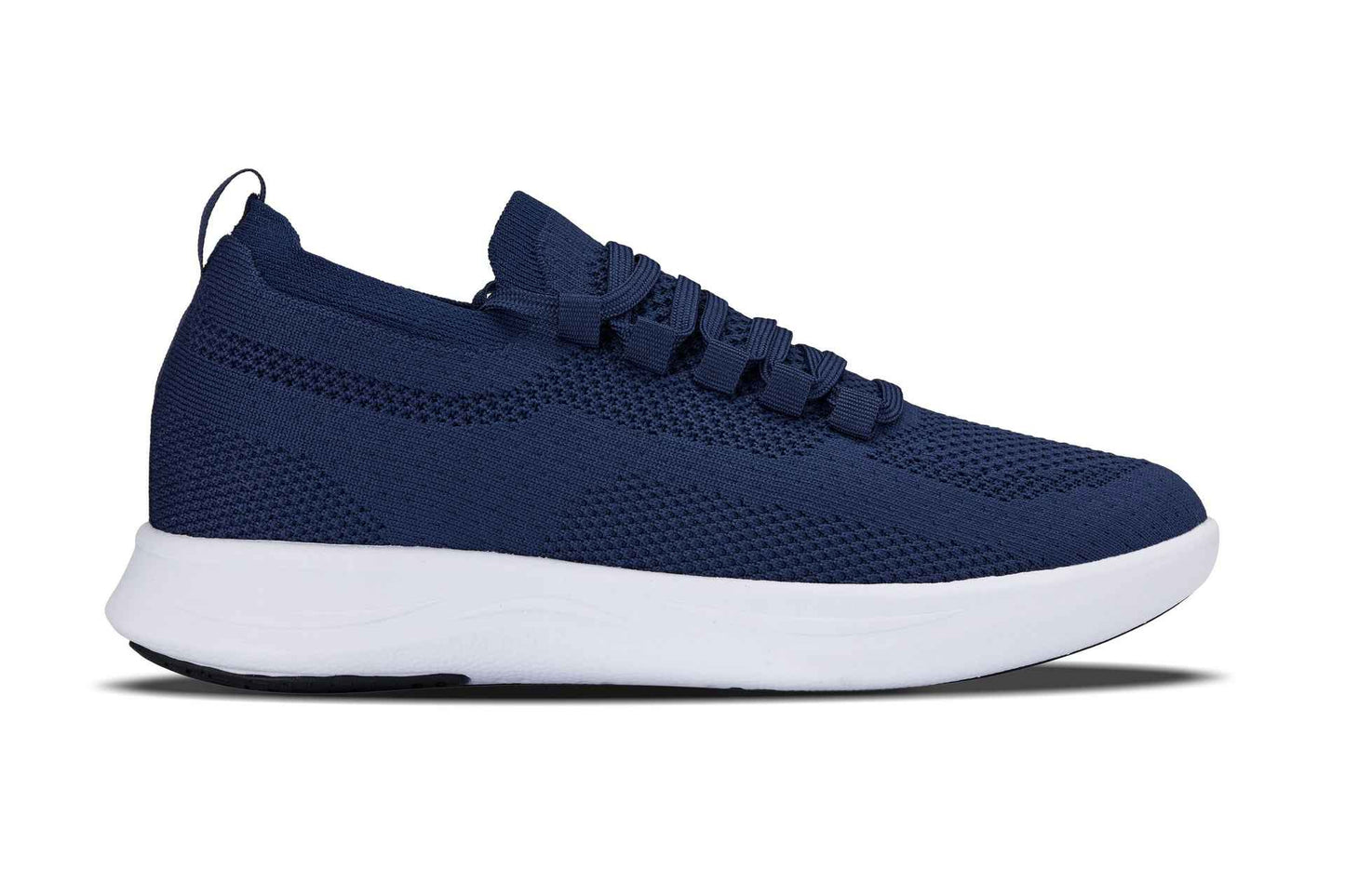 CALTO - QA063 - 2.4 Inches Taller (Navy/White Sole) - Lightweight Knitted Sneakers Tallmenshoes.com