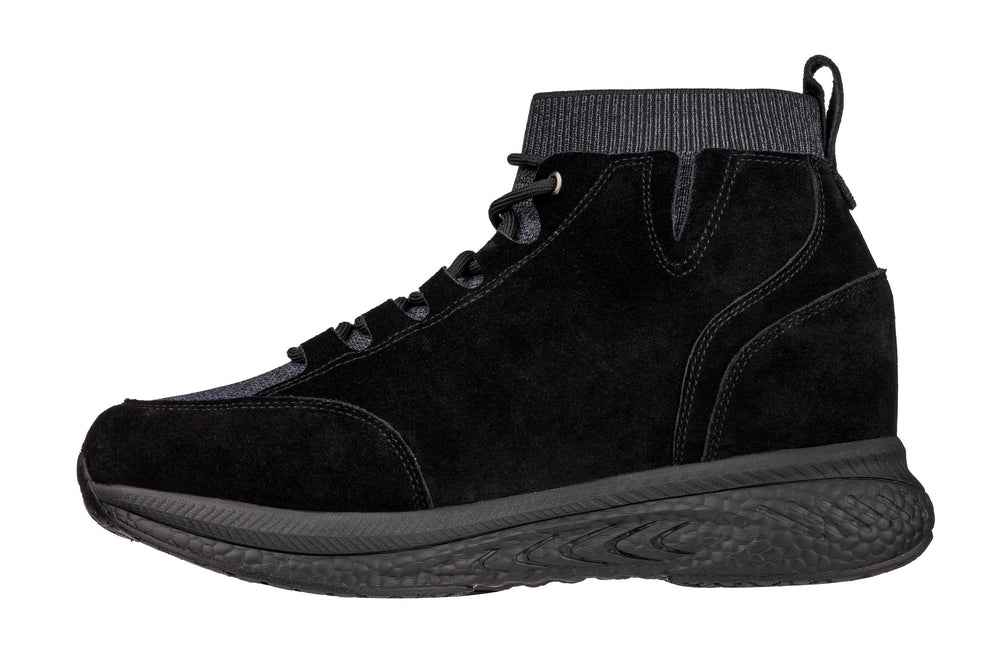 CALTO - S23201 - 3 Inches Taller (Black) - Sneakers Tallmenshoes.com