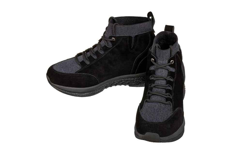 CALTO - S23201 - 3 Inches Taller (Black) - Sneakers Tallmenshoes.com