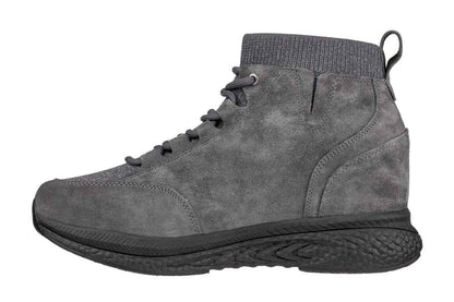 CALTO - S23202 - 3 Inches Taller (Grey) - Sneakers Tallmenshoes.com