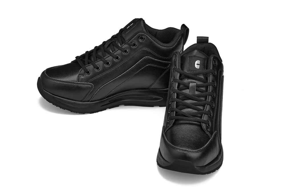 CALTO - S23304 - 3.2 Inches Taller (Black) - Sneakers Tallmenshoes.com