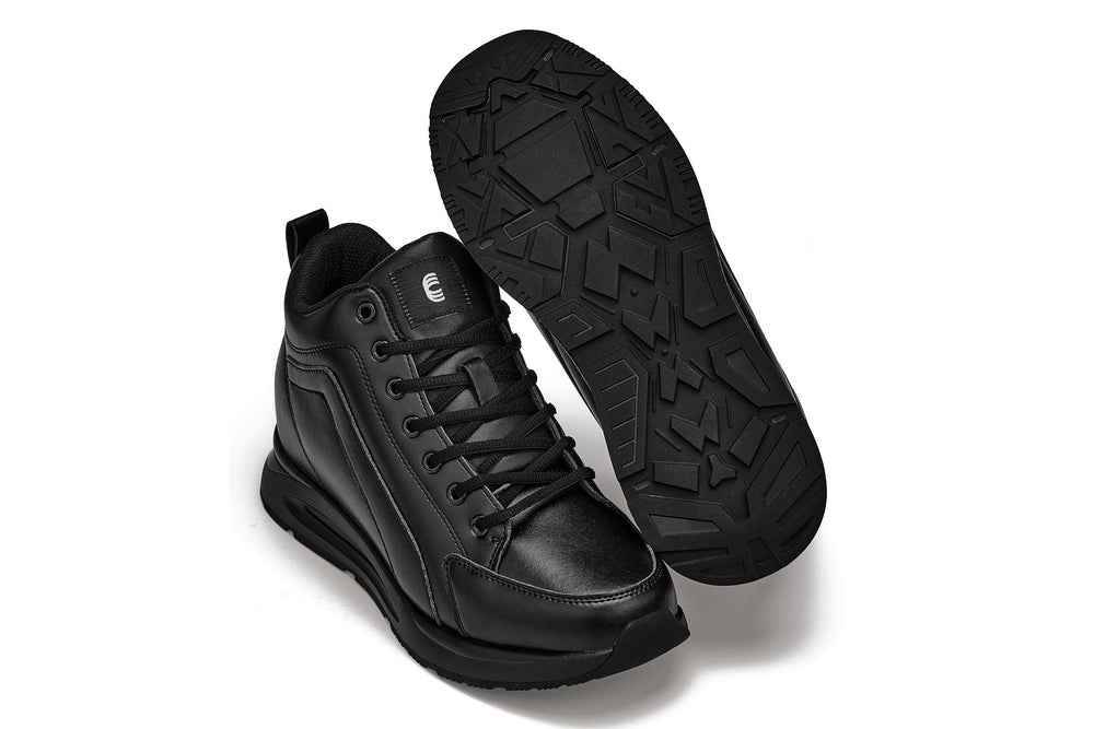 CALTO - S23304 - 3.2 Inches Taller (Black) - Sneakers Tallmenshoes.com