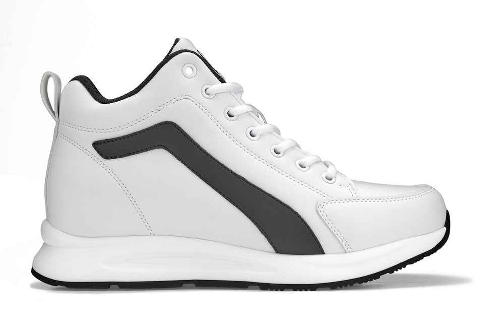 CALTO - S23305 - 3.2 Inches Taller (White) - Sneakers Tallmenshoes.com