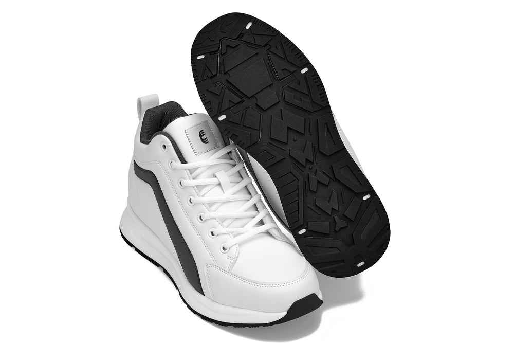 CALTO - S23305 - 3.2 Inches Taller (White) - Sneakers Tallmenshoes.com