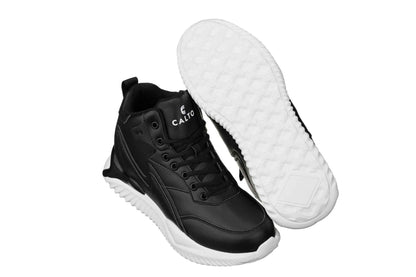 CALTO - S3060 - 4 Inches Taller (Black) - Lightweight Sneakers Tallmenshoes.com