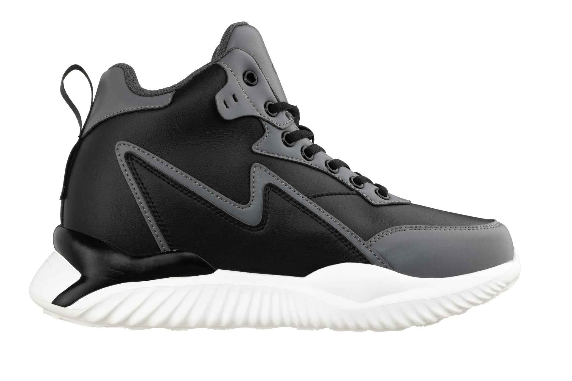 CALTO - S3061 - 4 Inches Taller (Black/Grey) - Lightweight Sneakers Tallmenshoes.com