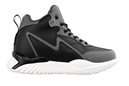 CALTO - S3061 - 4 Inches Taller (Black/Grey) - Lightweight Sneakers Tallmenshoes.com