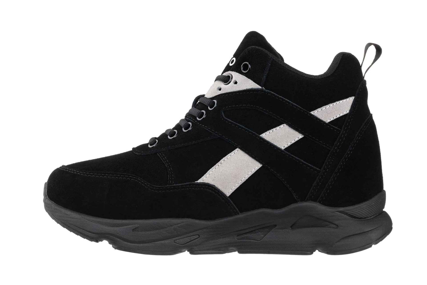 CALTO - S33594 - 4 Inches Taller (Black/Grey) - Sneakers Tallmenshoes.com