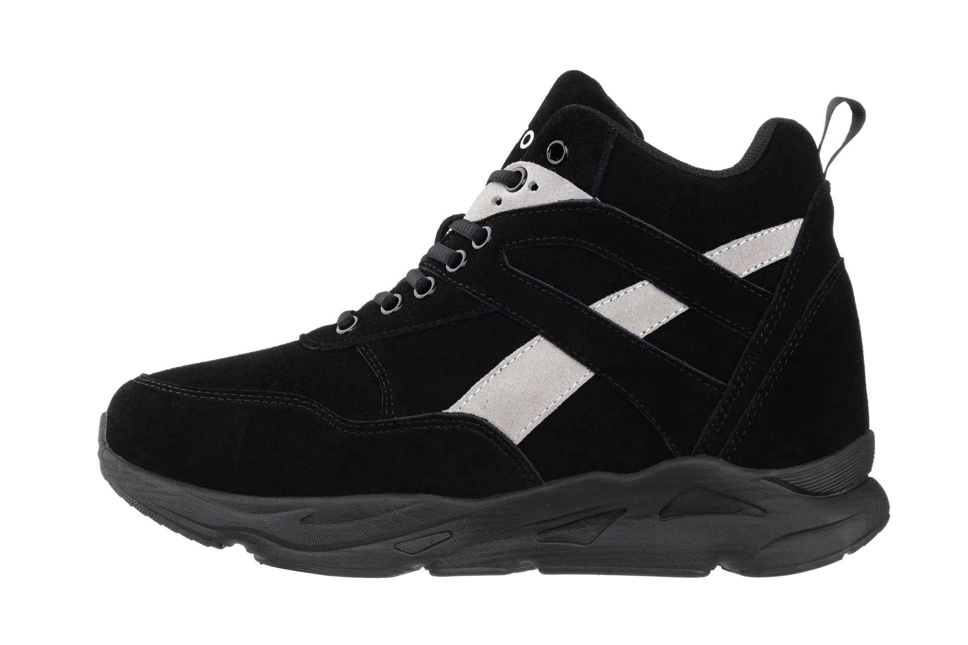 CALTO - S33594 - 4 Inches Taller (Black/Grey) - Sneakers Tallmenshoes.com