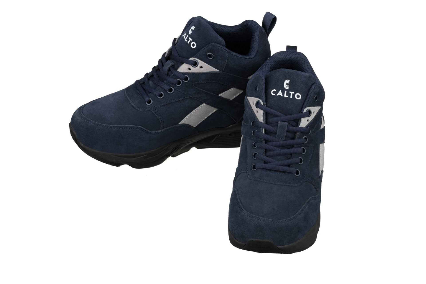 CALTO - S33595 - 4 Inches Taller (Blue/Grey) - Sneakers Tallmenshoes.com