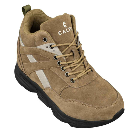 CALTO - S33596 - 4 Inches Taller (Olive Green) - Sneakers Tallmenshoes.com