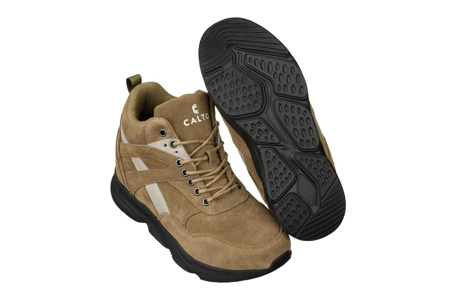 CALTO - S33596 - 4 Inches Taller (Olive Green) - Sneakers Tallmenshoes.com