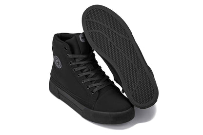 CALTO - S3421 - 2.4 Inches Taller (Black) - Cap Toe High Top Zip-Up Sneaker Boots Tallmenshoes.com