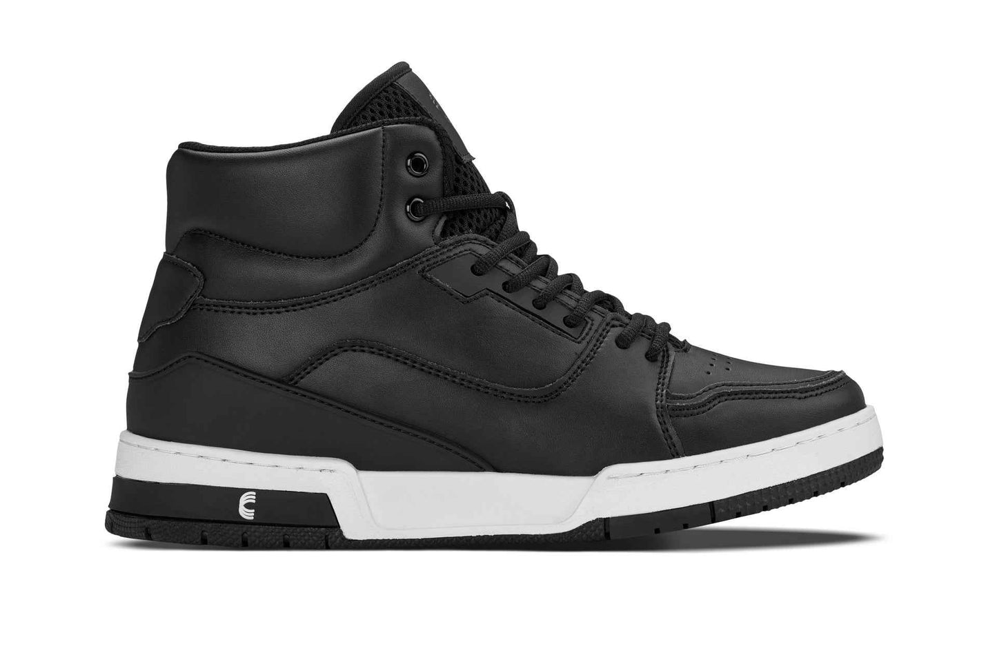 CALTO - S4750 - 3 Inches Taller (Black) - High Top Sneakers Tallmenshoes.com