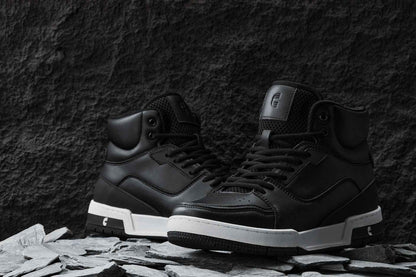 CALTO - S4750 - 3 Inches Taller (Black) - High Top Sneakers Tallmenshoes.com