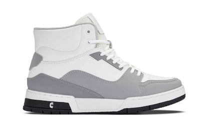 CALTO - S4751 - 3 Inches Taller (White/Grey) - High Top Sneakers Tallmenshoes.com