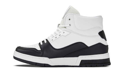 CALTO - S4752 - 3 Inches Taller (White/Black) - High Top Sneakers Tallmenshoes.com