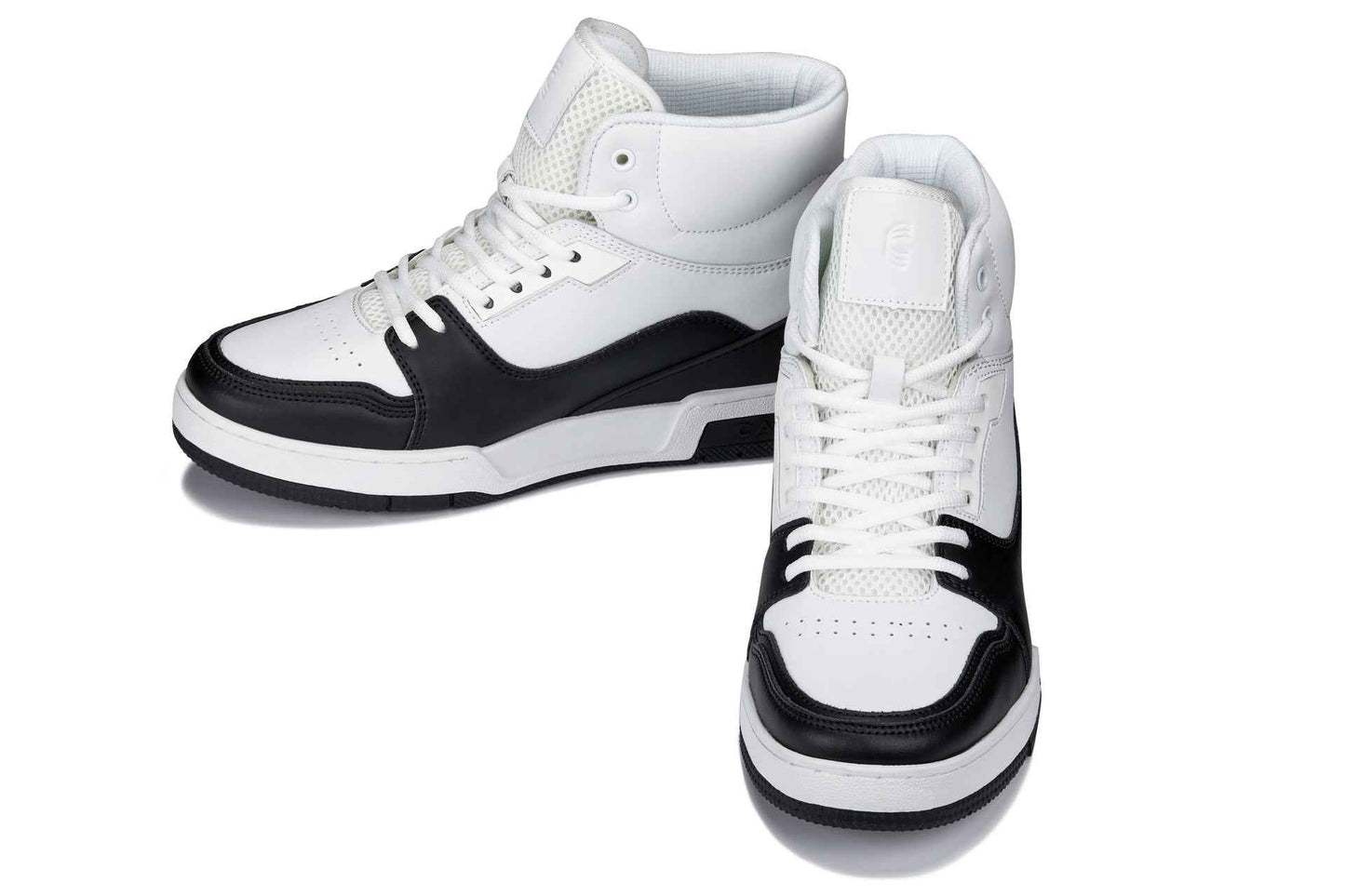 CALTO - S4752 - 3 Inches Taller (White/Black) - High Top Sneakers Tallmenshoes.com