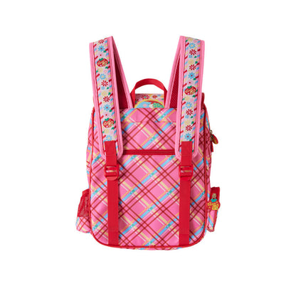 Sweet Plaid School Backpack Bag - Wolvess