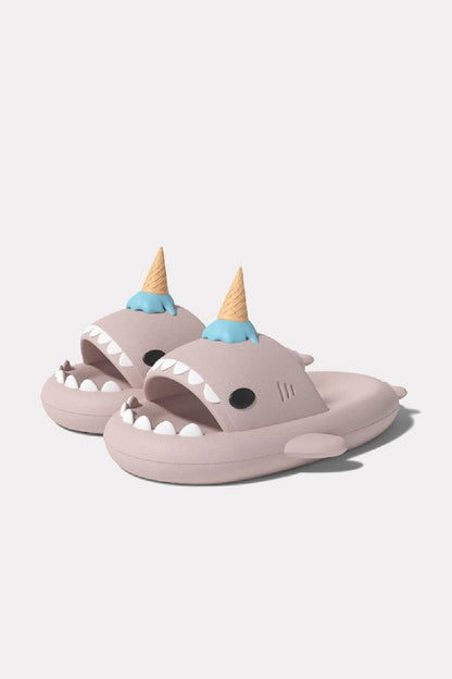 Ice Cream Shark Slippers - Wolvess
