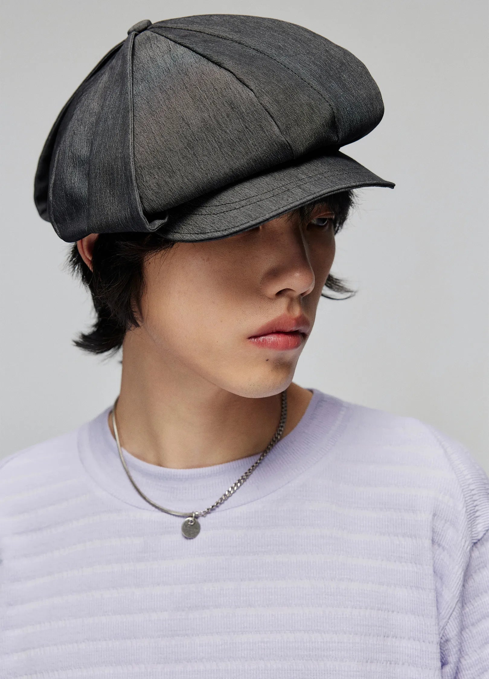Denim Newsboy Beret - Wolvess