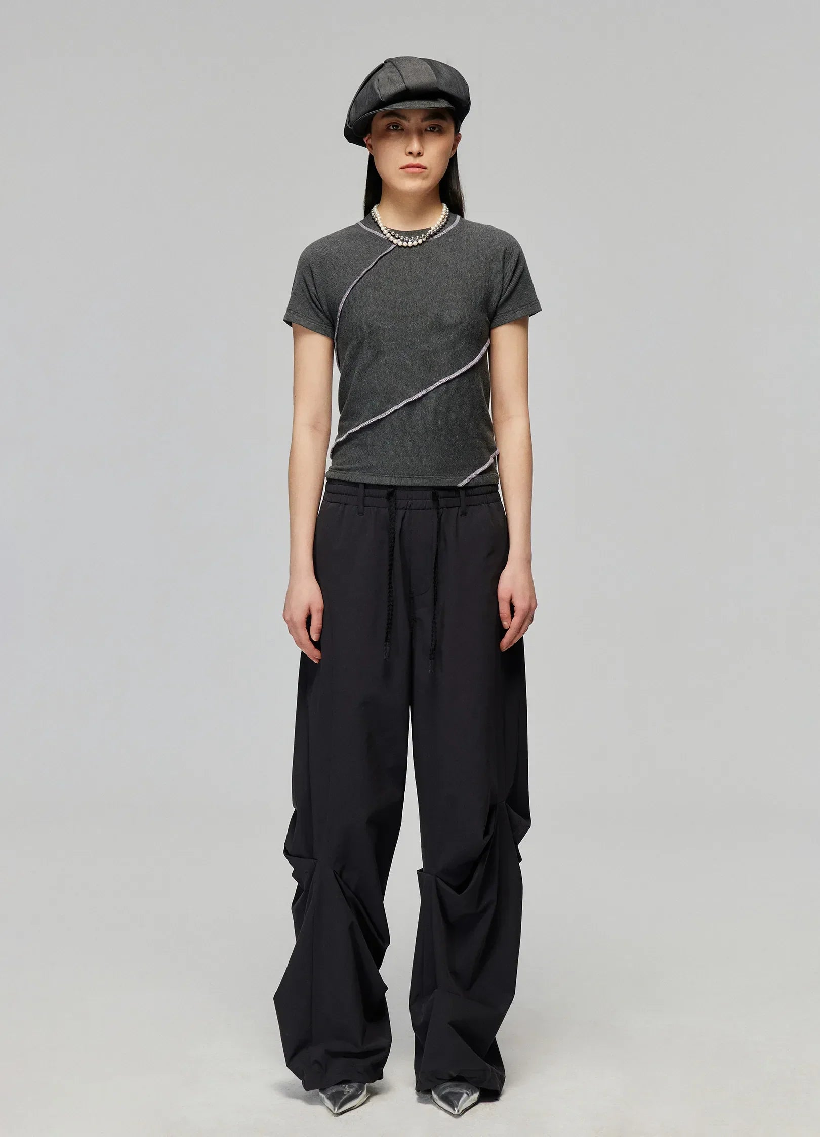 Denim Newsboy Beret - Wolvess