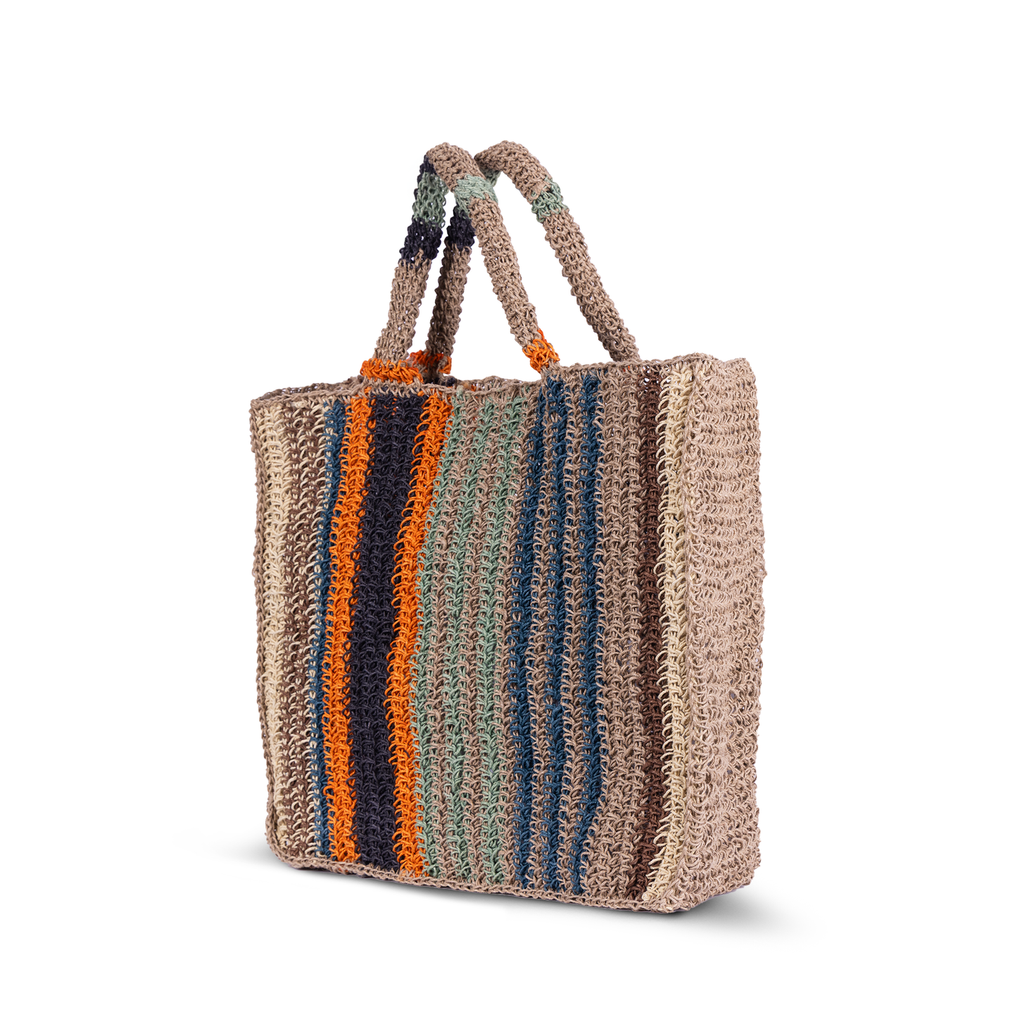 Solana Woven Jute Tote Tin Marin Brand