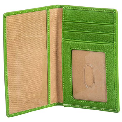 Travel Wallet, Sophia Full Grain Leather Wallet With Passport Slot MiamiLeathers.com