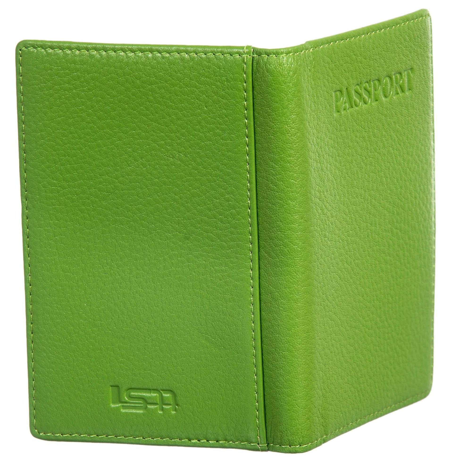 Travel Wallet, Sophia Full Grain Leather Wallet With Passport Slot MiamiLeathers.com