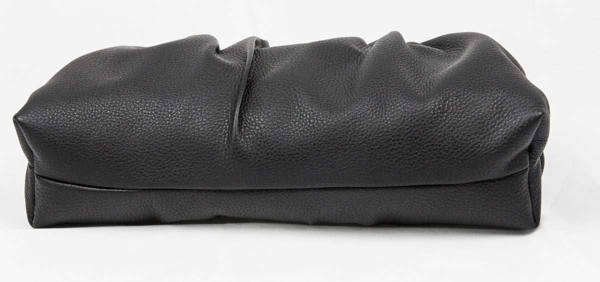 Leather Bag, Clutch Bag with Chain - MiamiLeathers MiamiLeathers.com