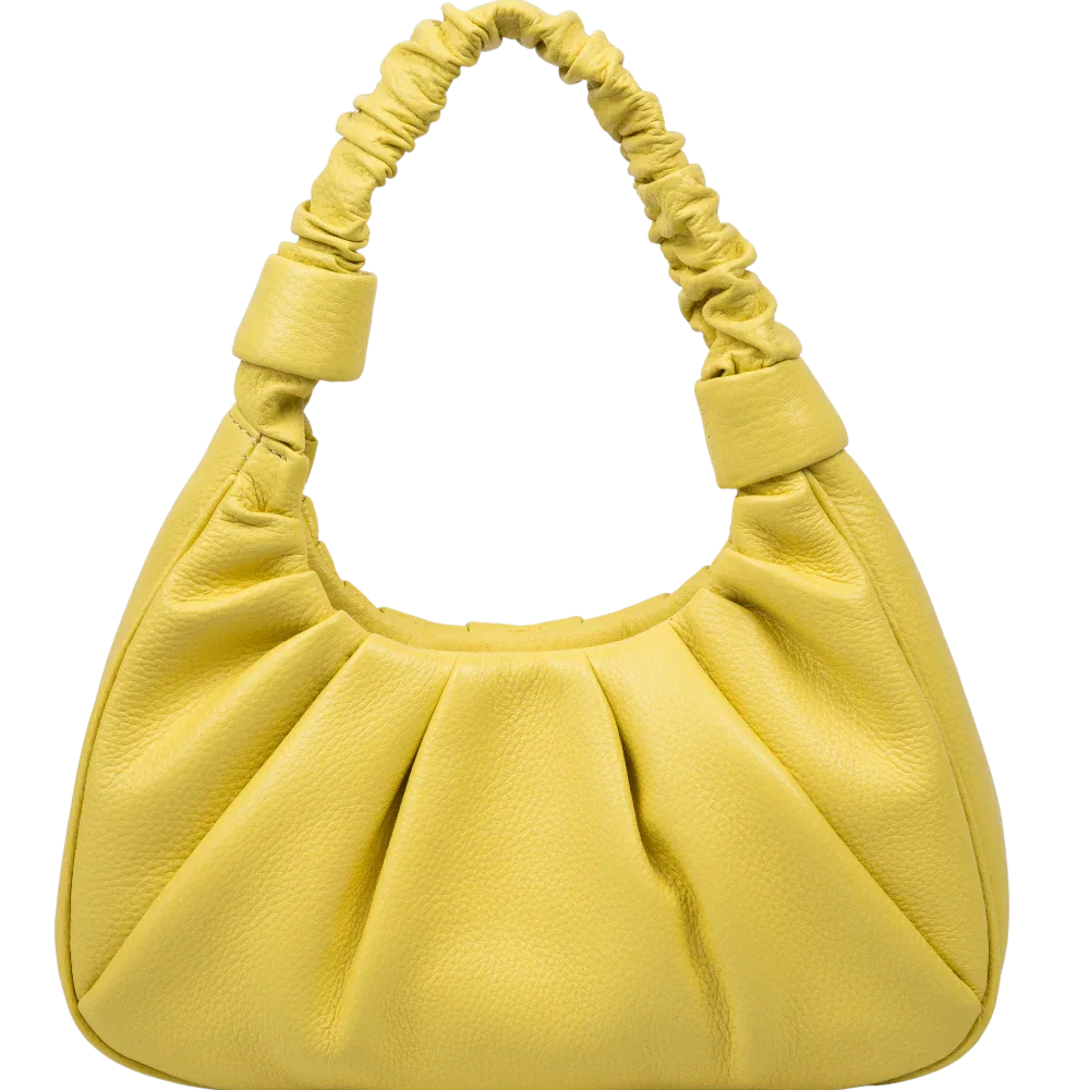 Leather Shoulder Bag, Sophia Full Grain Leather Hobo MiamiLeathers.com