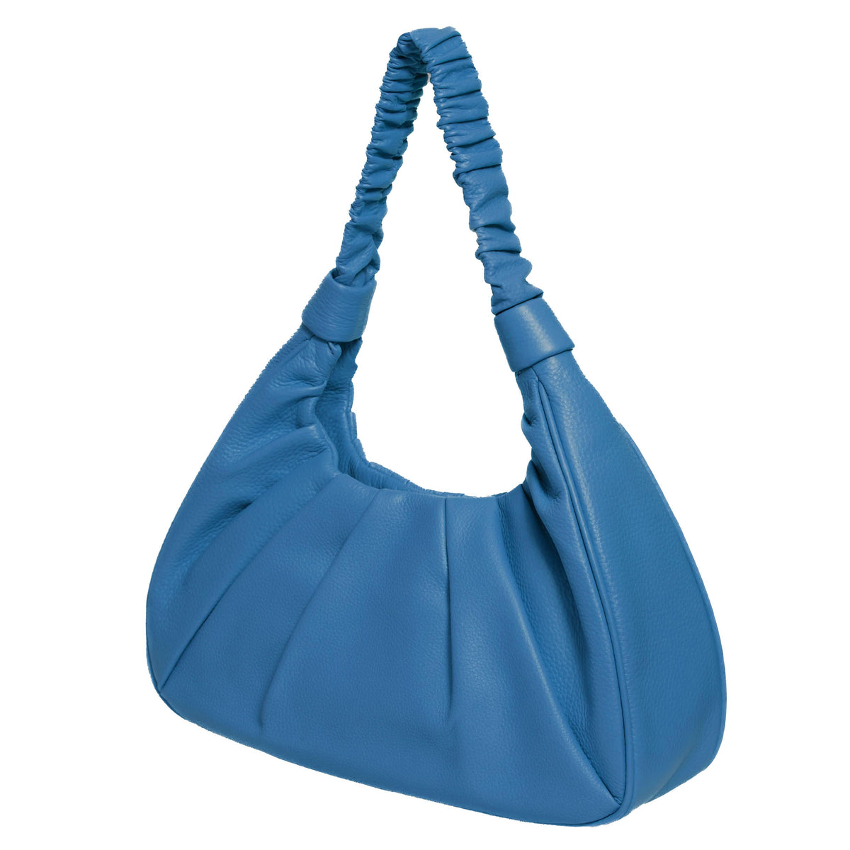 Leather Shoulder Bag, Sophia Full Grain Leather Hobo MiamiLeathers.com
