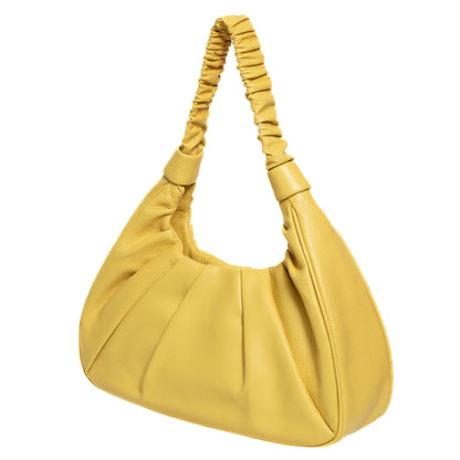 Leather Shoulder Bag, Sophia Full Grain Leather Hobo MiamiLeathers.com