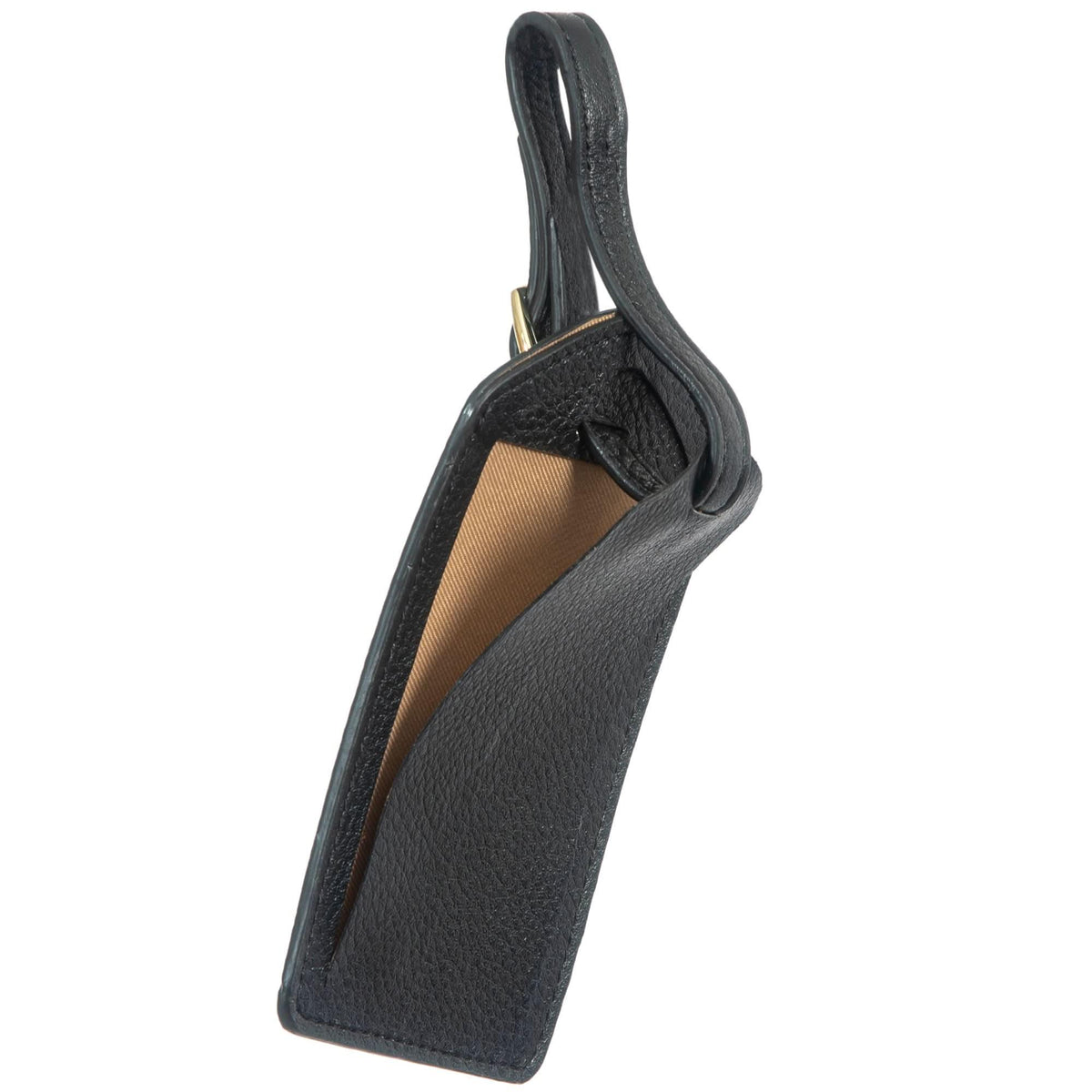 Sophia Full-Grain Leather Luggage Tag – Soft Pebbled Finish MiamiLeathers.com