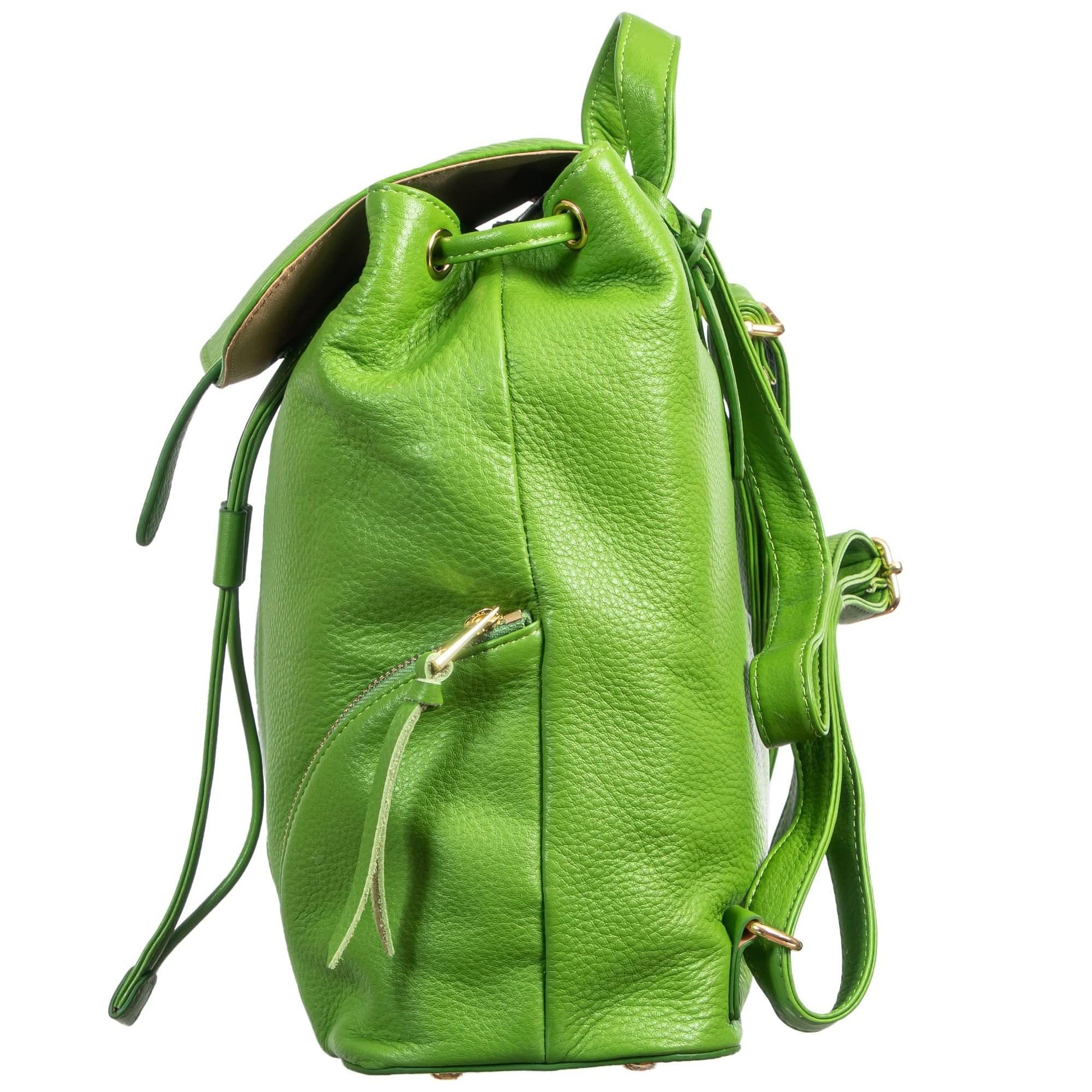 Sophia Full Grain Leather Backpack -- Womens Backpack MiamiLeathers.com