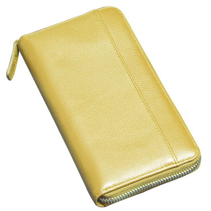 Sophia Zip-Around Leather Wallet – Travel & Everyday MiamiLeathers.com