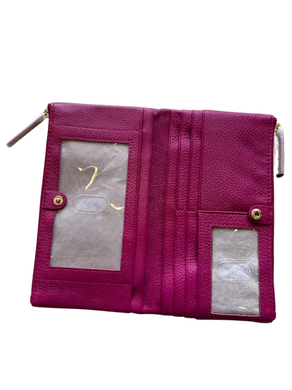 Women's Wallets, Sophia Soft Double Zipper Leather Wallet MiamiLeathers.com