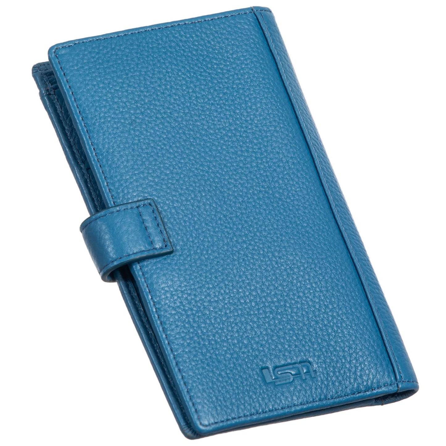 Travel Wallet, Sophia Full Grain Leather Wallet With Passport Slot - Large MiamiLeathers.com