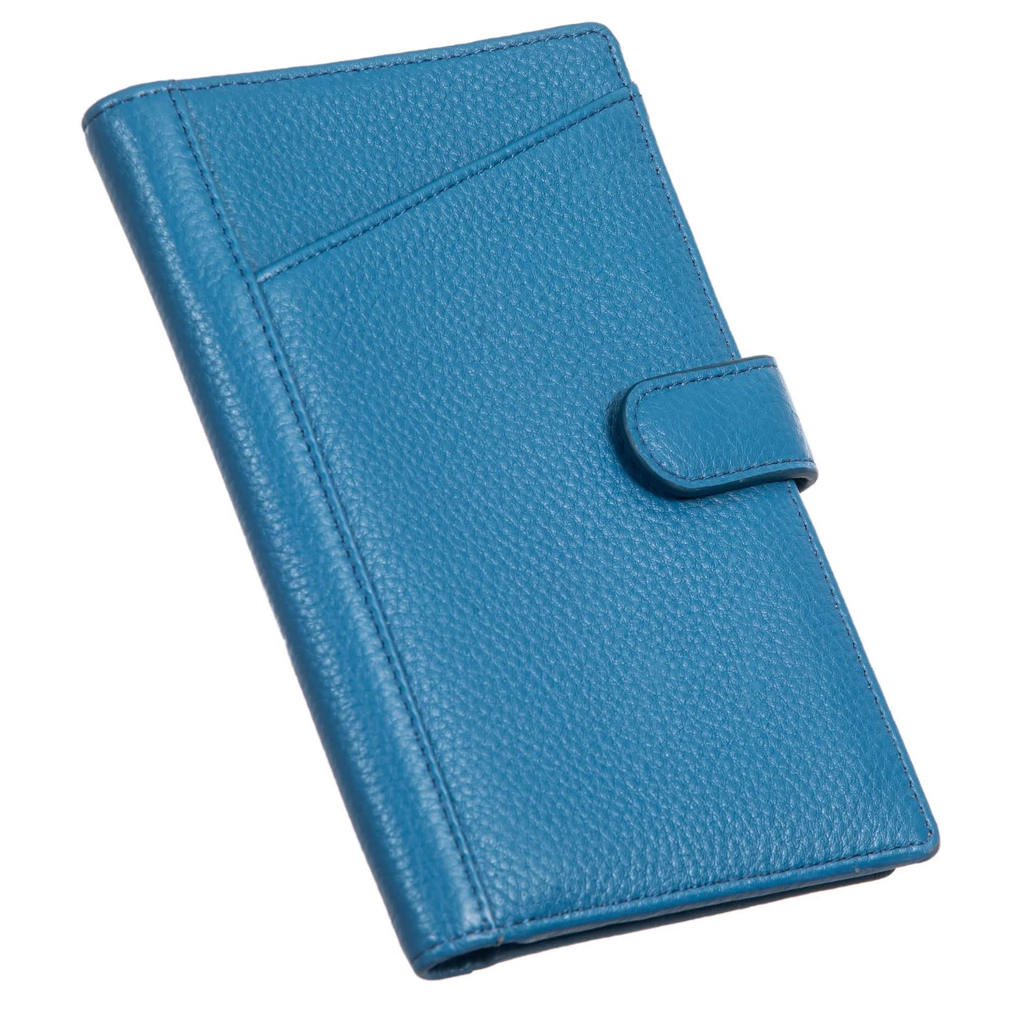 Travel Wallet, Sophia Full Grain Leather Wallet With Passport Slot - Large MiamiLeathers.com